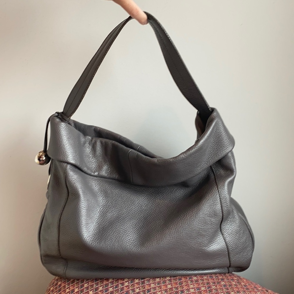 Furla pebbled leather bag